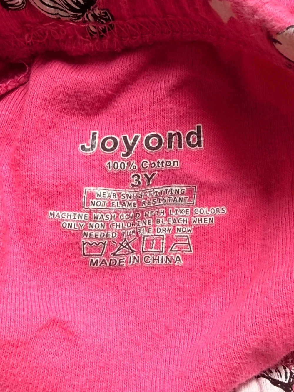🩰 Joyond Pink Ballerina Short Sleeve Shorts Kids Matching Pajama Set Cotton 3T